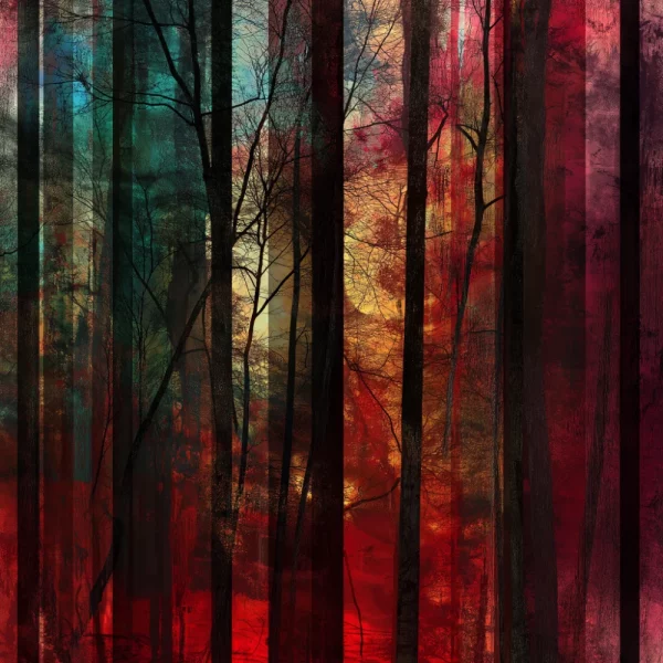 Illustration of a forest